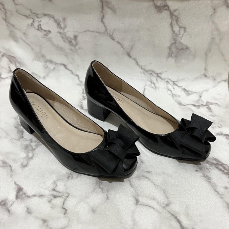 Pazzion Heels Original Hitam Hak Tahu
