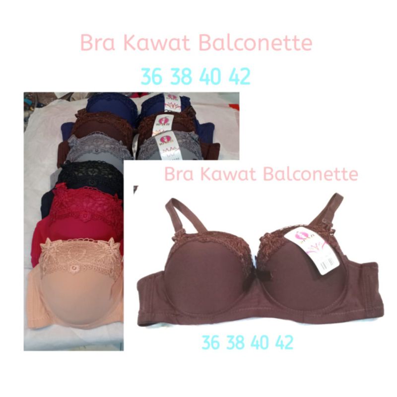 BRA KAWAT TOYAZI KAIT 3 BUSA KAWAT BORDIL CUP B SIZE 36/42