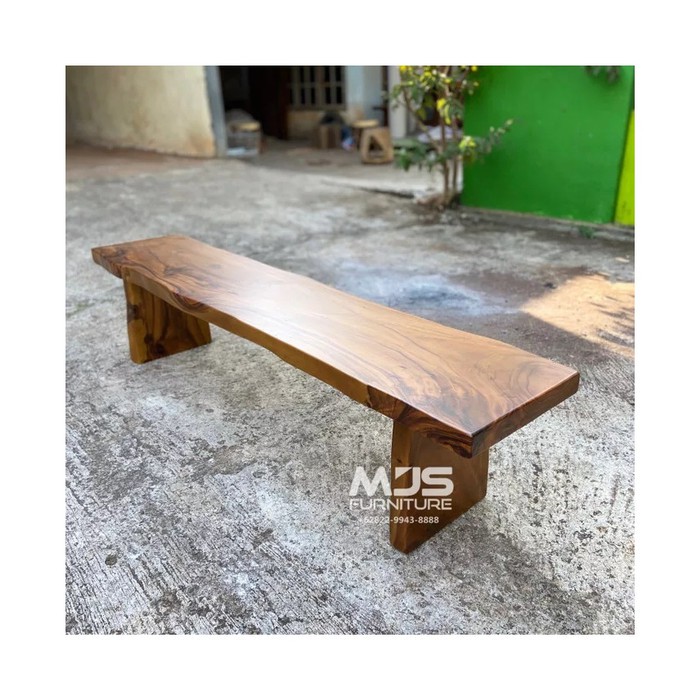 Jual Bangku Bench Kayu Solid Trembesi Untuk Taman Dan Rumahan Shopee