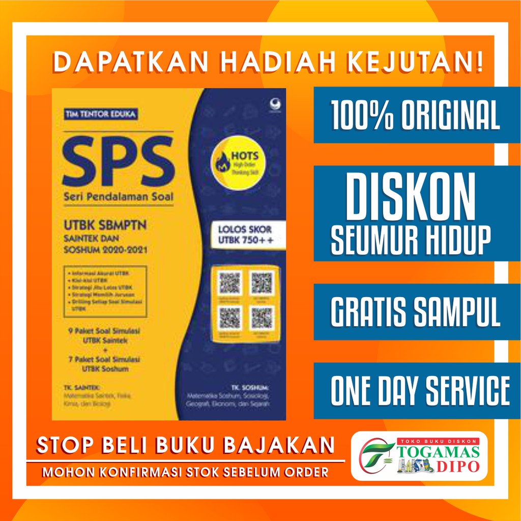 Buku Seri Pendalaman Soal Sbmptn Saintek Dan Soshum 2020 2021 Shopee Indonesia