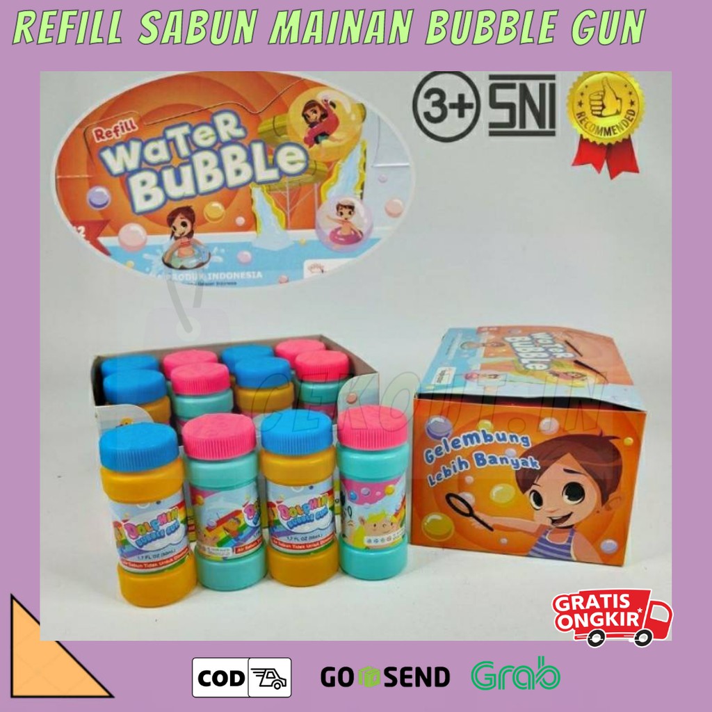 Refill Bubble Gun / Bubble Camera / Isi Ulang Gelembung Balon Sabun