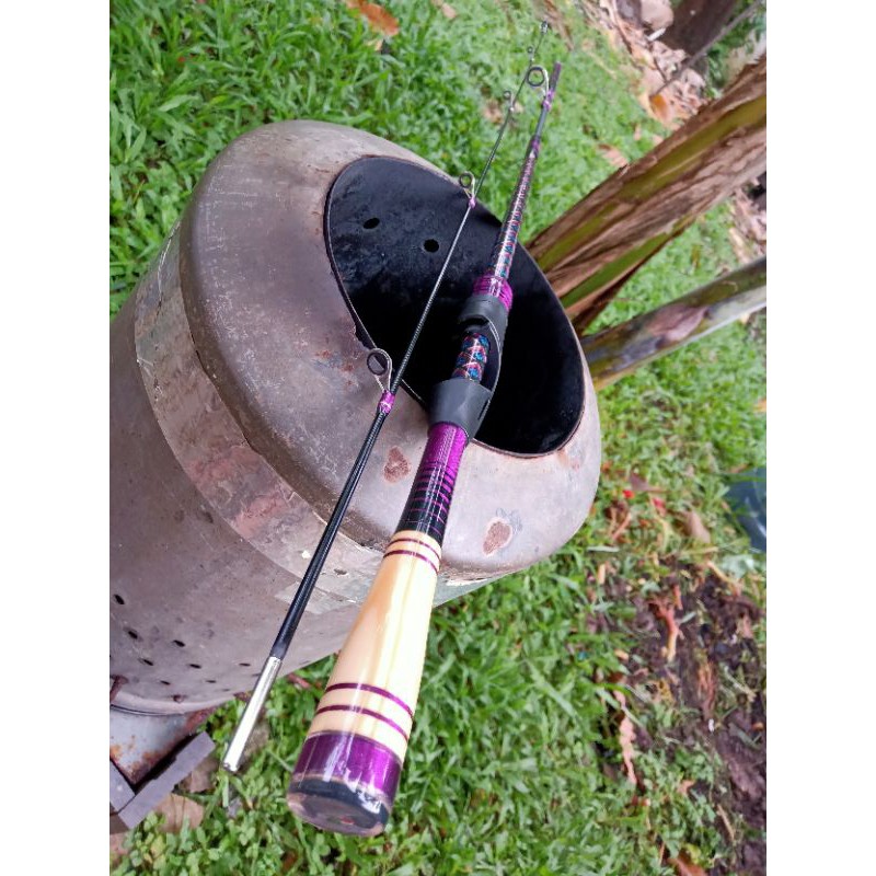 Joran udang Medium heavy 2-10lb 132cm carbon sutet