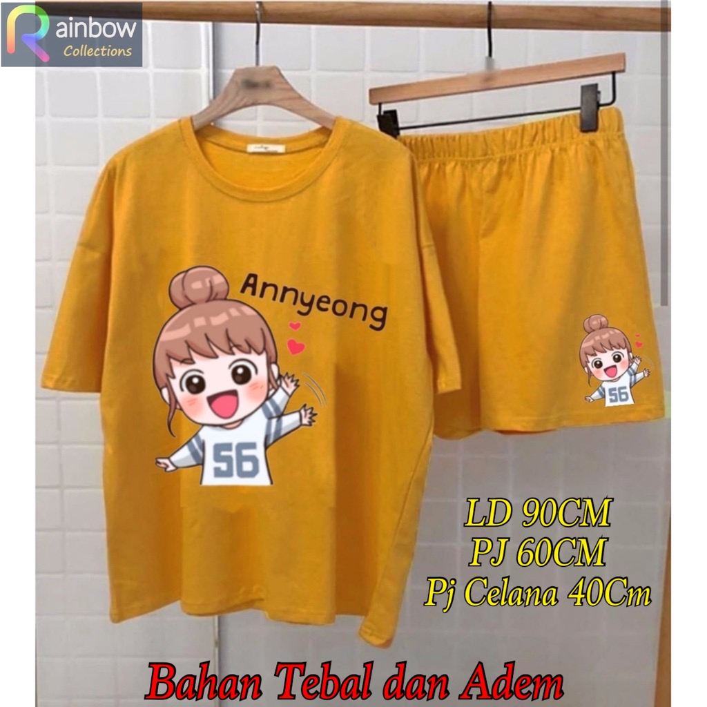 SET SETELAN ANNYEONG / SET ANNYEONG TEBAL DAN ADEM