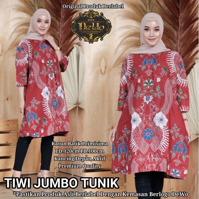 PAKAIAN WANITA TIWI JUMBO TUNIK LD120