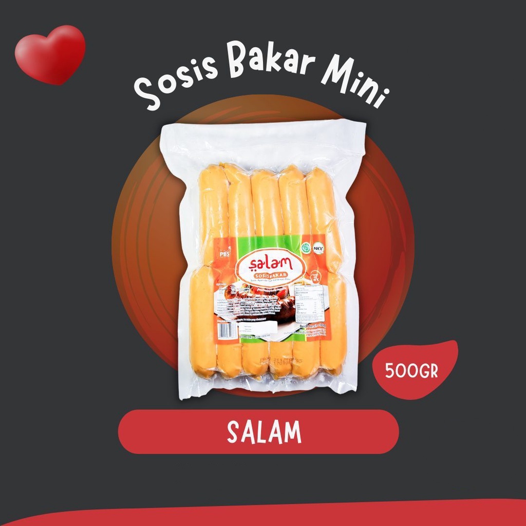 

ADDRIELLA - SALAM SOSIS BAKAR 500gr | SALAM/FROZENFOOD/FROZENFOOD MURAH