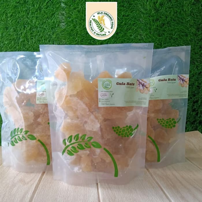 Lingkar Organik Gula Batu 500gr alami tanpa pewarna / pengawet untuk pemanis alami Pawon Organik