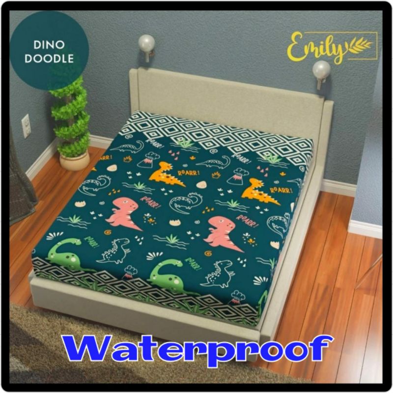 SPREI WATERPROOF ANTI AIR UKURAN 120*140*160*180*200 x 200-K6