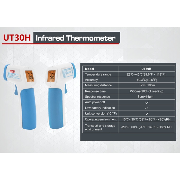 [READY STOK] UT30H Infrared Thermometer