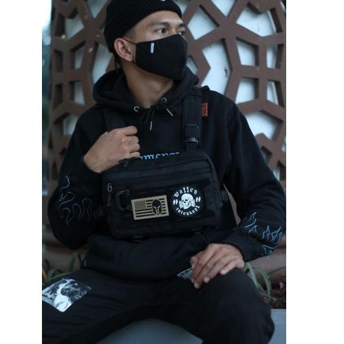 Mivver 86 - Chestbag Tas Dada Majestic Black original [IJK.21Jl22ᴬ]