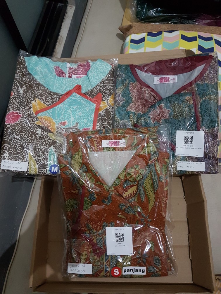 Nona Rara - Sabado 3n L0005, Kemeja Batik Pria Modern Nonarara