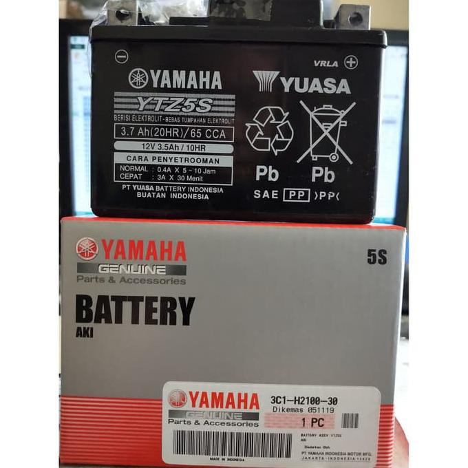 AKI KERING YUASA YTZ5S MIO J, VIXION, BYSON, MIO M3, XEON, FINO, GT125