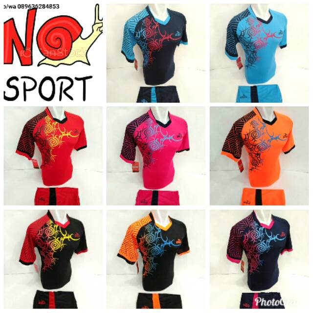 Jersey futsal setelan voli