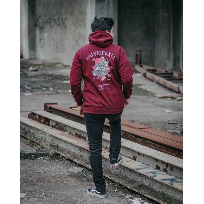 SWEATER PRIA - SWEATER HOODIE LUSTER SALVIO HEXIA - SWEATER WANITA - SWEATER CASUAL - SWEATER MURAH-Gambar no 4