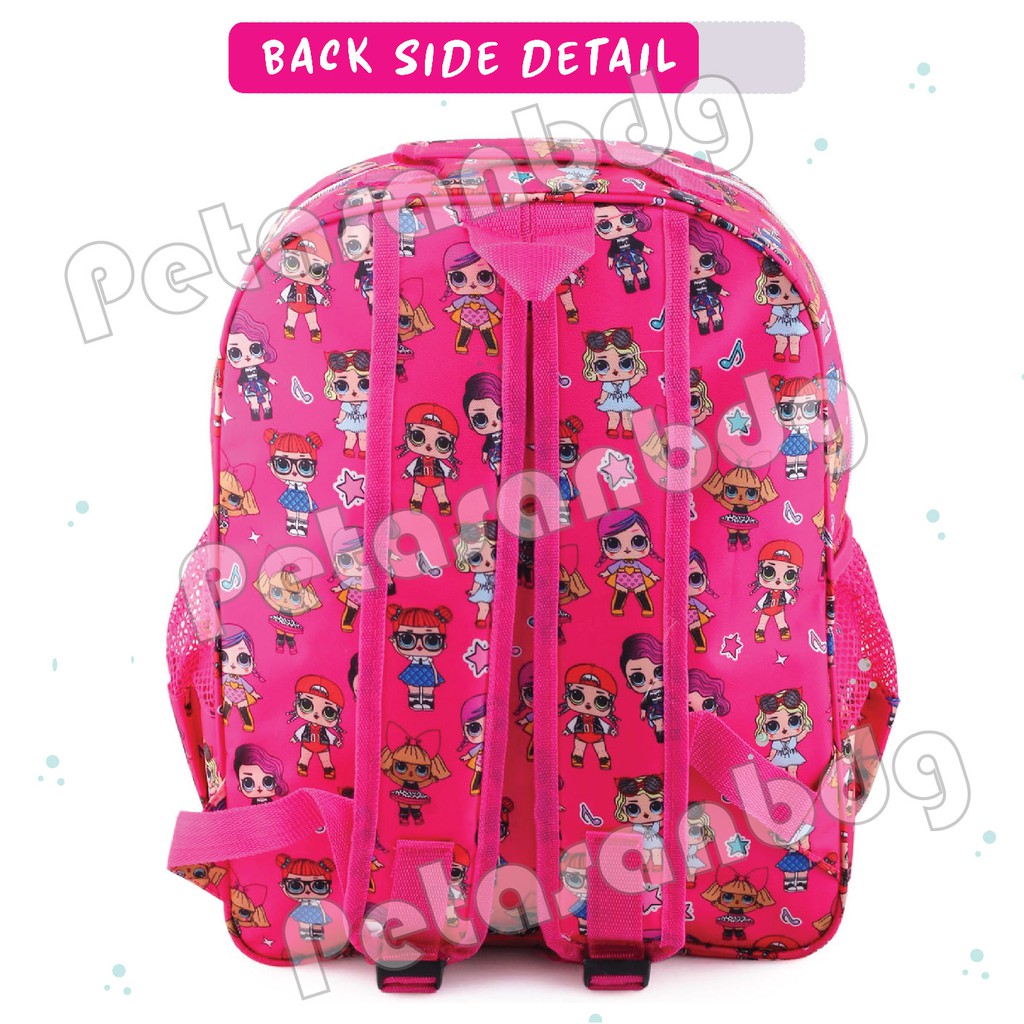 PTS - Tas Ransel LOL SURPRISE Hologram LED - AURORA  Tas Glitter - UKURAN SD Terbaru Terlaris Promo