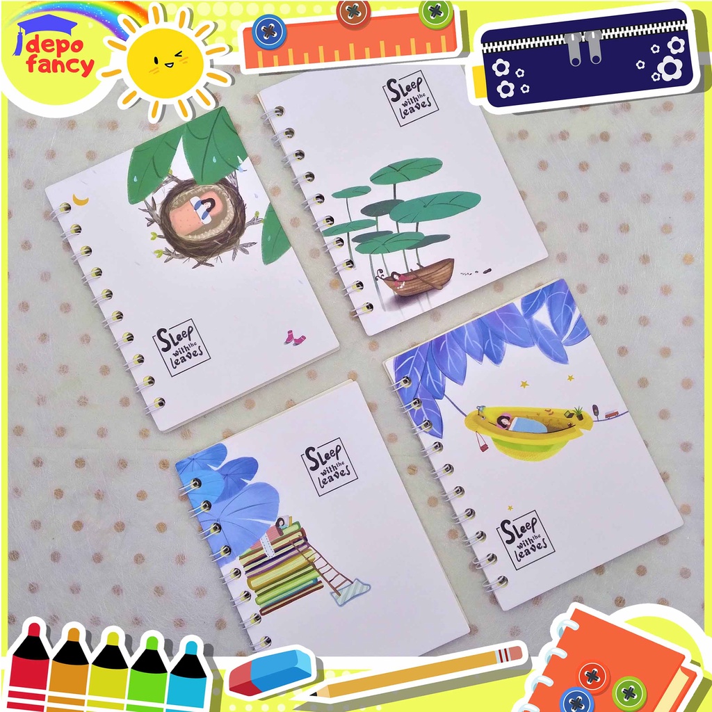 

BUKU MINI / NOTE / NOTE SPIRAL / MEMO / MEMO SPIRAL UKURAN A6 / BUKU HARIAN / BINDER XQ81250-1