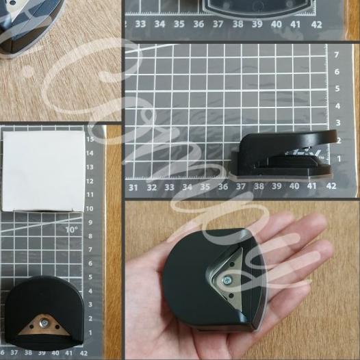 ☪ DIY Pemotong Sudut Kertas R4 Corner Rounder Paper Cutter 4mm Scrapbook ♔
