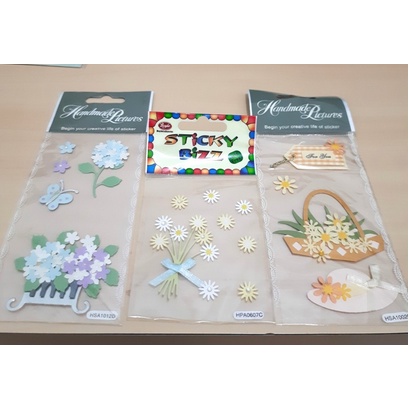 

NEW Sticker 3D Scrapbooking Gambar Bunga Cantik 3x Import