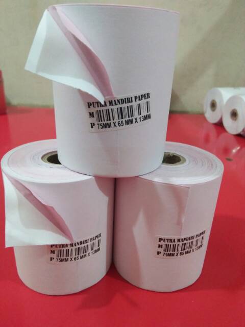 

HJK Kertas Kasir NCR 2Play Ukuran 75x60mm Paket 10 Roll