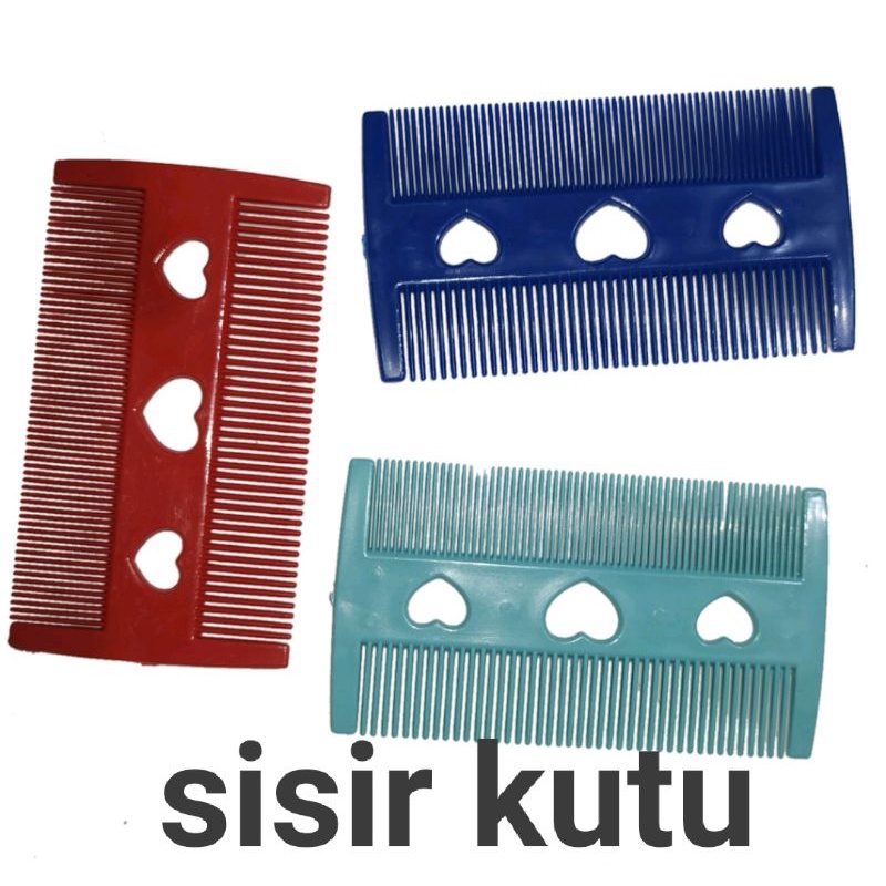 sisir kutu sisir rambut plastik 1pc