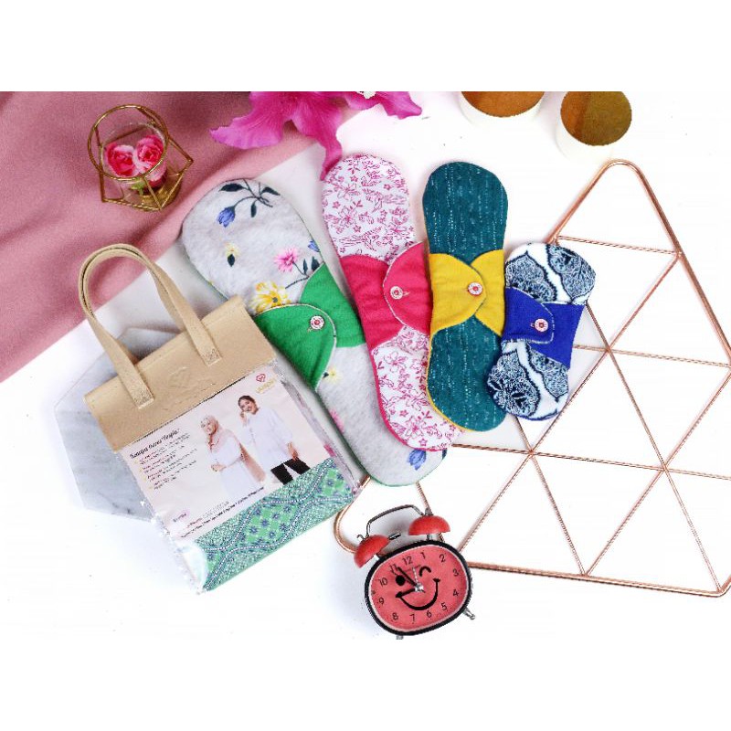 Pembalut Kain Yuspin Paket Komplit Bronze / Yuspin Original / Pembalut Sehat