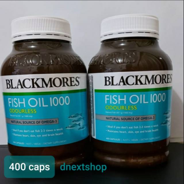 Blackmores Fish oil odourless 1000mg 1000 mg isi 400 Tabs