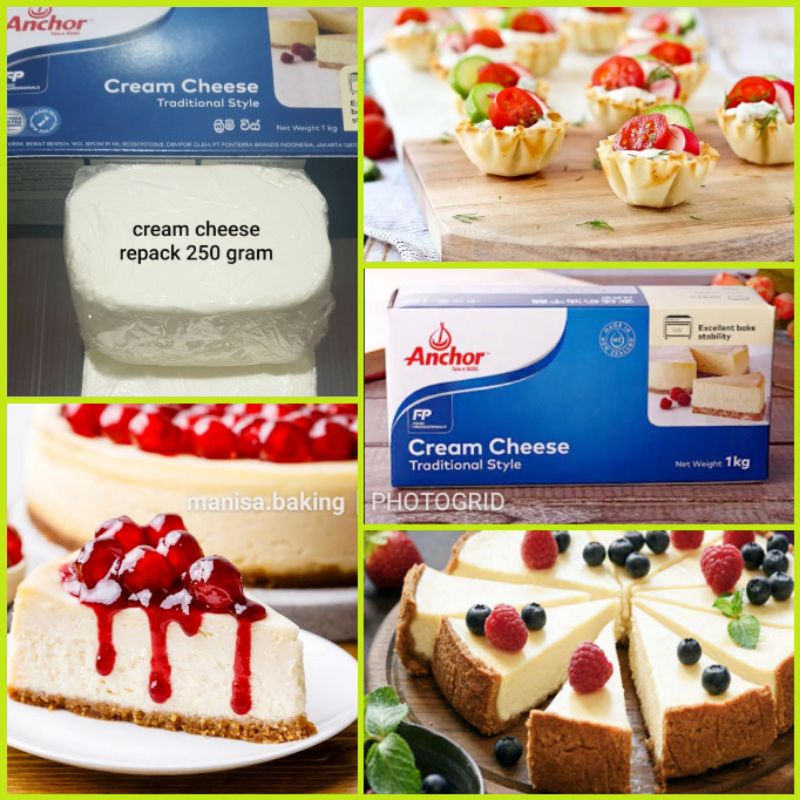 ANCHOR CREAMCHEESE REPACK 250 GR ANCHOR CREAM CHEESE REPACK