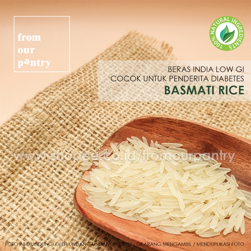 

From Our Pantry - 500gr Beras India Basmati Rice Sella Low GI
