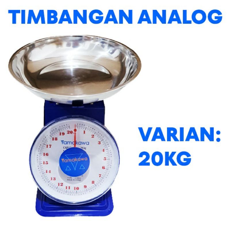 TIMBANGAN ANALOG TIMBANGAN BUAH TIMBANGAN DUDUK 20 KG