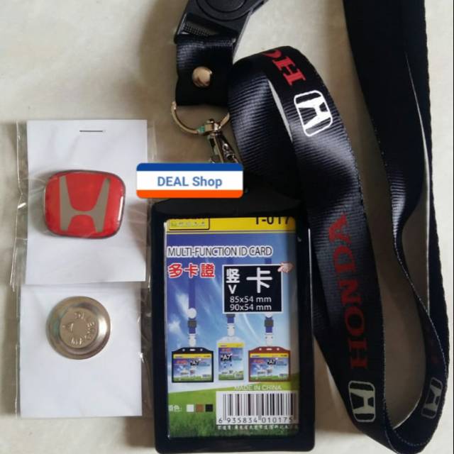 

Satu Set Pin Honda dan Tali IdCard