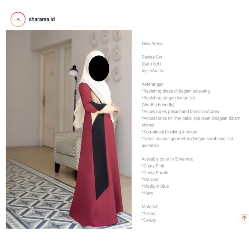 Preloved set Ranissa Shararea