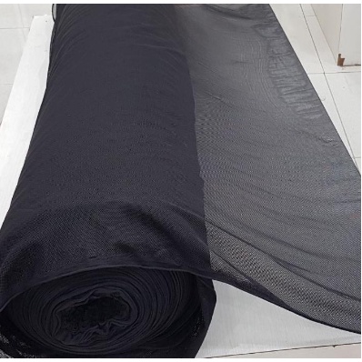 (Harga per 0,5m) kain penutup salon speaker / Kain Jala Lemes Hitam / harga bersaing