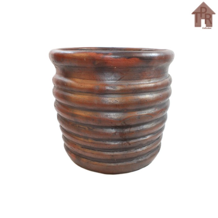 Gerabah | Pot Bunga / Pot Model Pilin - D26