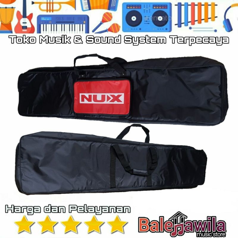 7 Octave Gigbag Tas Tebal Digital Piano atau Keyboard body ramping untuk merk Yamaha p45 , Casio cdps pxs , Korg , Nux npk 10 88KEYS