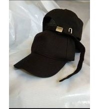 Topi baseball cap polos tali panjang