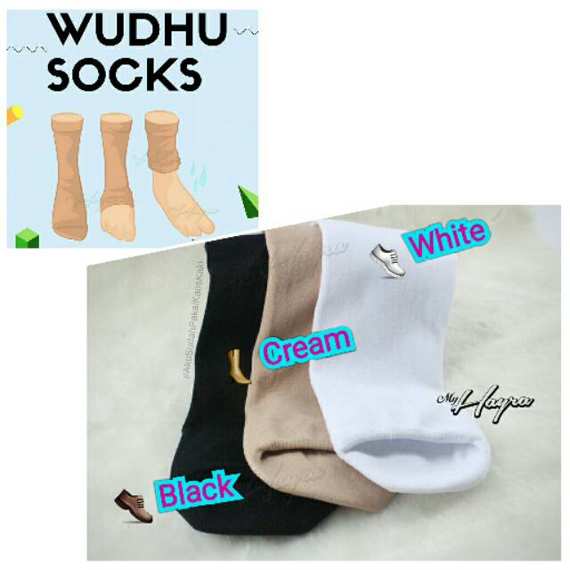 Kaos Kaki Wudhu Socks Haji Umroh Muslimah Fayda rebranding Kaos Kaki Wudhu Socks Haji Umroh Muslimah Fayda rebranding