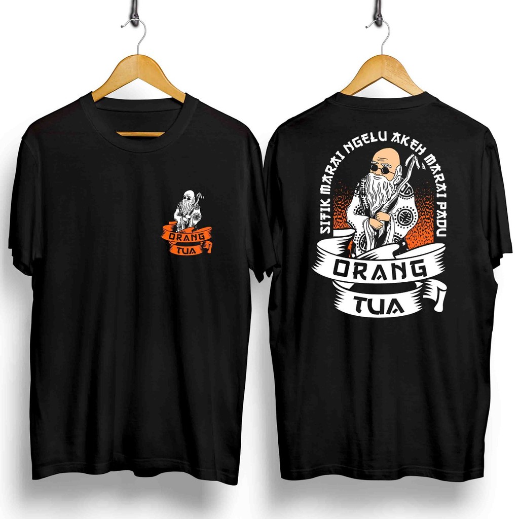 Kaos murah Kaos distro murah baju  distro pria t-shirt murah combed30s orang tua tongkat