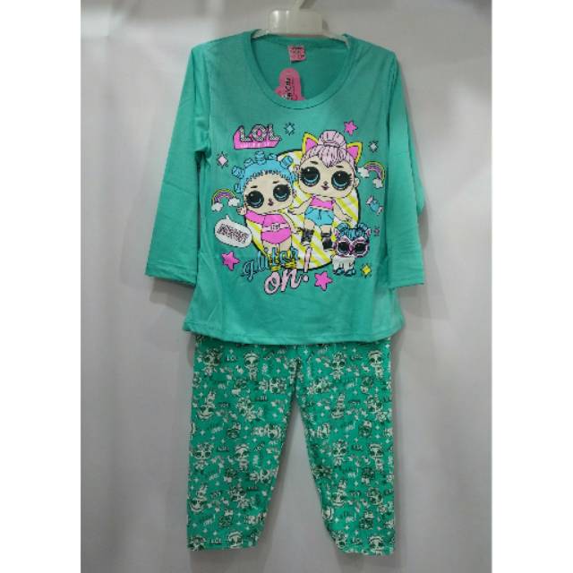 Piyama LOL merk Valee kids anak usia 6-8tahun
