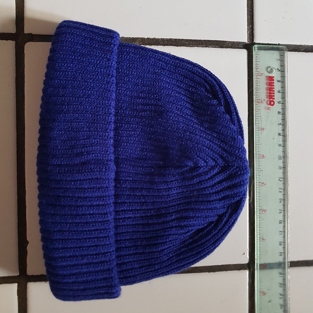 Kupluk short beanie Kaos polos all size dewasa pendek Bea-Short