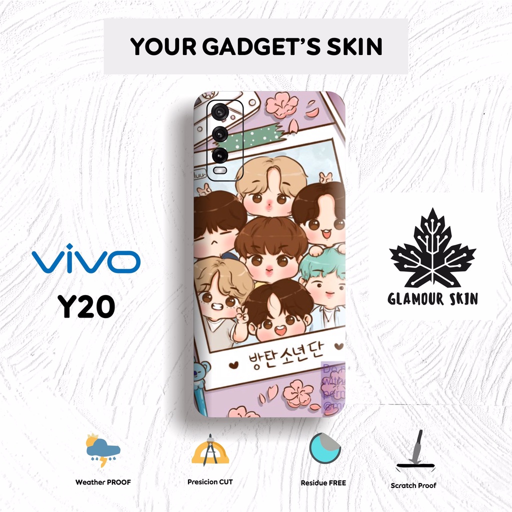 *2PCS* VIVO Y20 Garskin Case/Stiker Protector Free Custom & COD