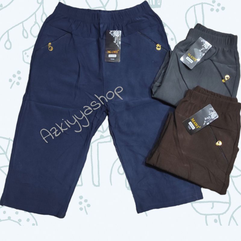 CELANA 7/8 MAWI /Charm ibu ibu bahan melar ukuran All size bisa buat BB 50-80