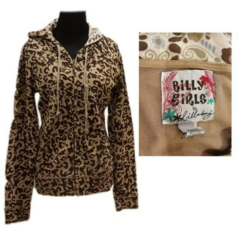 BILLABONG JACKET COKLAT LEOPARD