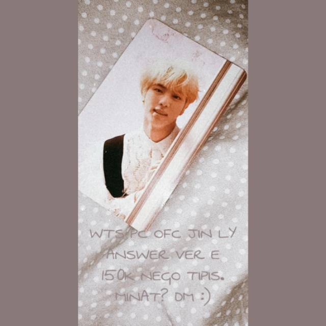 OFFICIAL Jin PC LY answer ver E