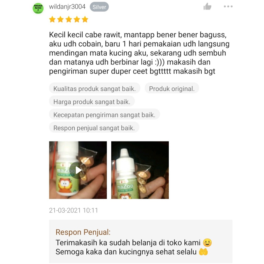 MAZOO Obat Tetes Mata Kucing Trixin Obat Mata Kucing Stop Eyes Belekan Berair Kitten Merah Bengkak