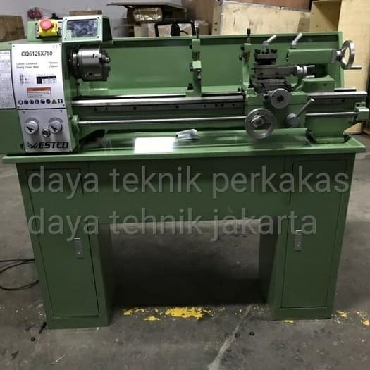 NEW MESIN BUBUT BESI BENCH LATHE CQ 6125 ORIGINAL TERBAIK Merek WESTCO