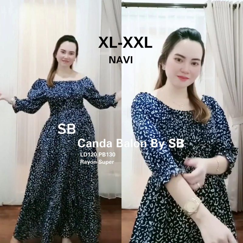 dress bali JULIA jumbo XXL canda jumbo baju wanita jumbo big size