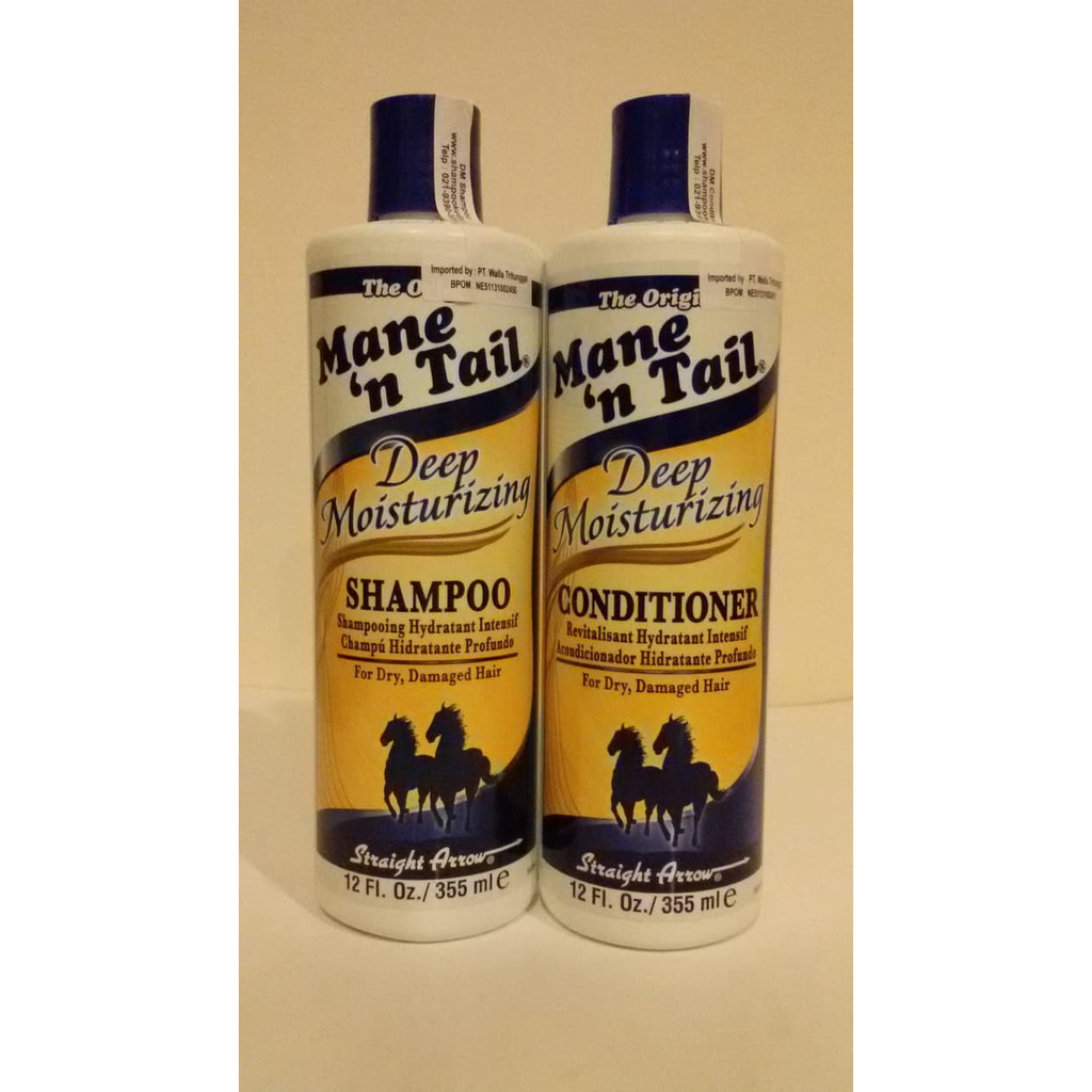 Flash Deal Shampoo And Conditioner Mane N Tail Deep MoistU002Fshampo Kuda /Perawatan Tubuh -