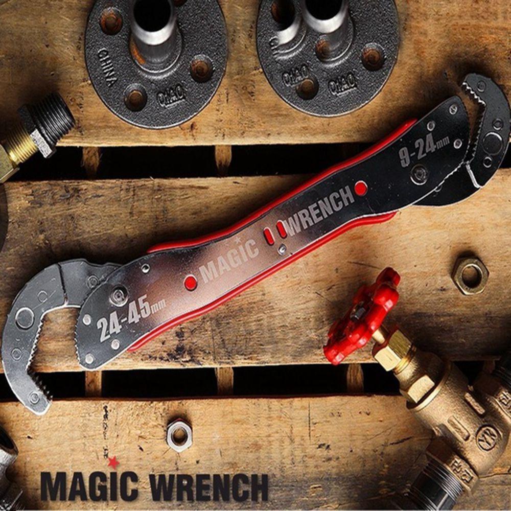 Lanfy Magic Wrench Quick Adjustable Pengrajin Multi-Fungsi Pasang Perlengkapan Perbaikan Tools Grip Tang