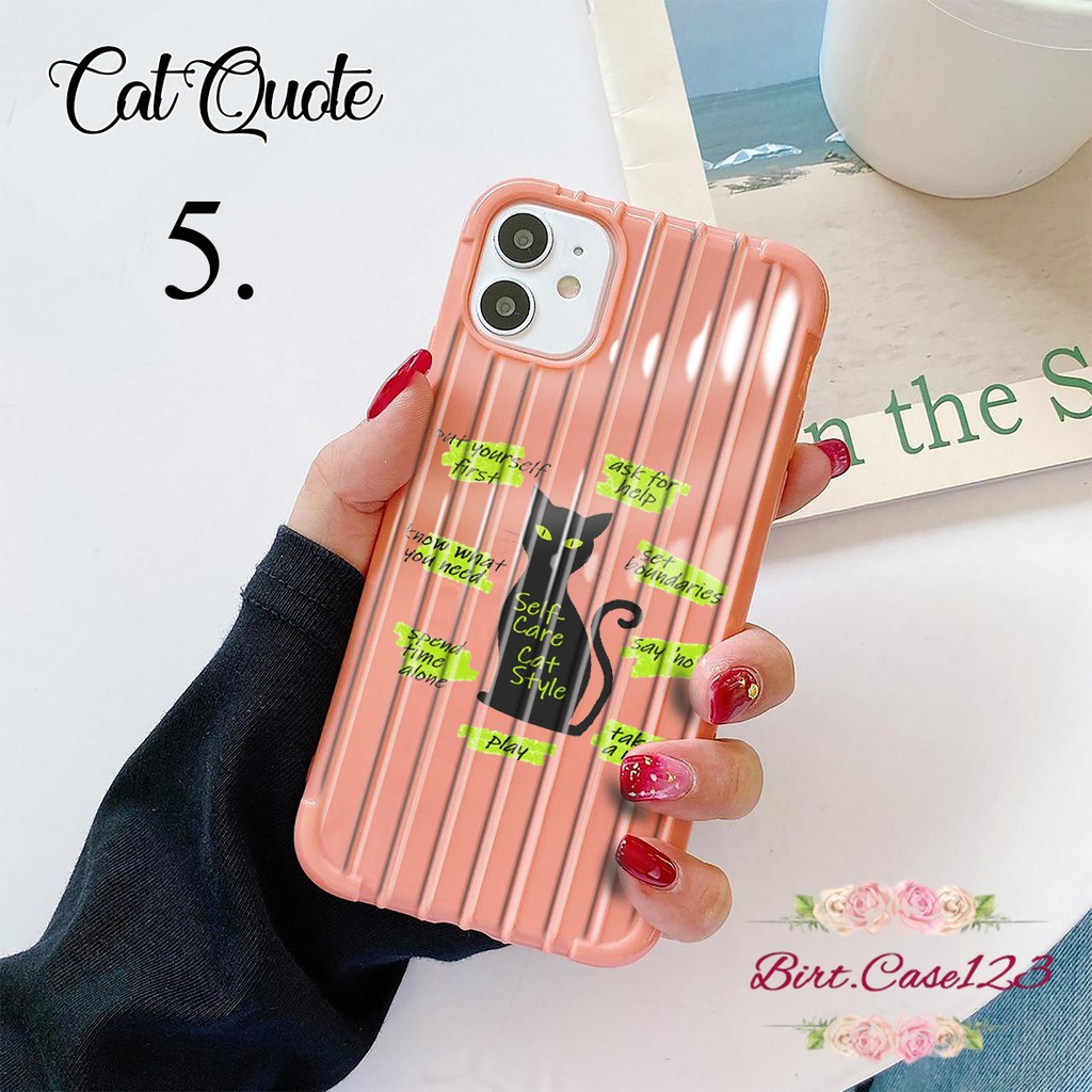 Softcase CAT QUOTE Oppo A3s A1k A5 A9 2020 A7 F9 A5s A31 A52 A92 A37 A53 A83 F1s F11 Pro BC3388