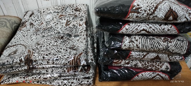 Ori Karyaku Couple Lamaran Gamis Muslim Batik Brokat Premium Modern Kondangan