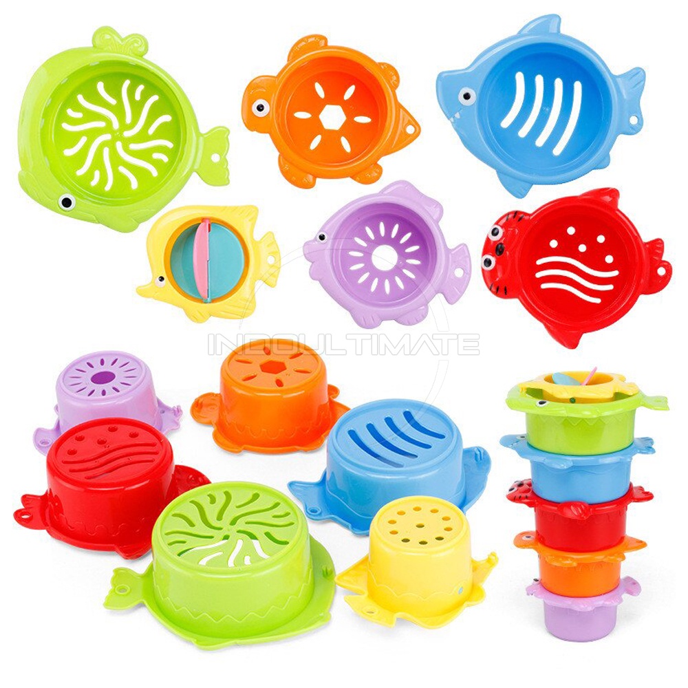 Set Mainan Air Shower Mainan Mandi Anak Bayi Balita TO-E02 Mainan Edukasi Anak Bath Toy